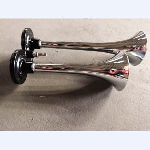 High and low sound electric horn