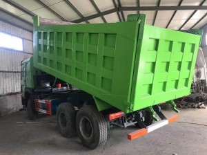 Used Howo 6*4 green dump truck